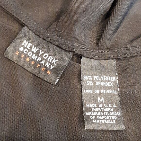 New York & Company Black Stretch Tank Blouse - Picture 7 of 9